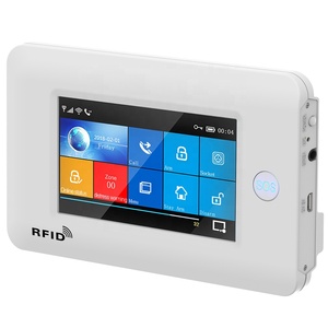 Alta calidad 433 control remoto inalámbrico y con cable GSM hogar seguridad y alarma host - Product Image 1