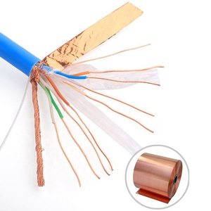 Nhà máy OEM Logo CommScope Cat6 lá chắn mạng STP LAN Cáp UTP đồng trần CCA 1000ft CuộN 23AWG mèo 6 305M hộp giá thấp - Product Image 5