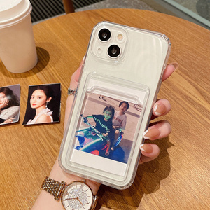 批发优质tpu，带卡袋透明外壳，适用于iphone x xr xs max 13，适用于iphone 12，带卡存储的外壳 - Product Image 3