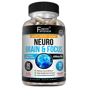 Brain Support Supplement für Gedächtnis und Fokus Energie Kapsel Fokus und Konzentration und Lern genauigkeit - Product Image 1