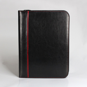 Executive-Notizbücher aus Leder mit mehreren Taschen Klassisches A4-Aktenordner-Notizbuch mit Taschen rechner Luxus-Notizbuch-Geschenkset - Product Image 2