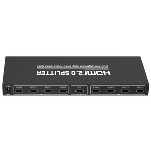 4K @ 60Hz 8 puertos HDMI 2,0 Splitter 1x8 HDMI Splitter 1in 2 out 4:4:4 8bit Scaler Output 3D EDID - Product Image 4