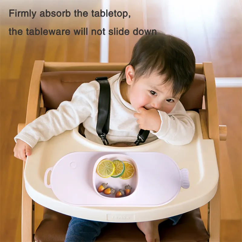 Antiscivolo per bambini seggiolone da viaggio per bambini tovagliette personalizzate per bambini tovaglietta in silicone per tavolo da pranzo
