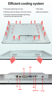 TFT <strong>Touch</strong> Screen <strong>Monitors</strong> <strong>LCD</strong> <strong>Monitors</strong> for Factory Ips <strong>Lcd</strong> Frameless Touchscreen 21.5 Inch Black for Business DC <strong>Input</strong> 1-year - Product Image 5