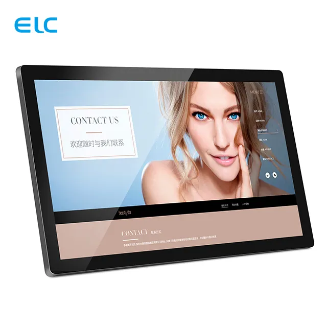 24 Inch Wall Mount Android Tablet PC Capacitive Touch Screen Quad Core Digital Advertising Displayer