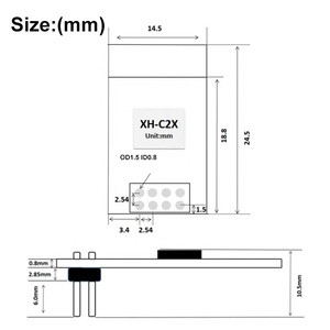 XH-C2X ESP8684H4 <strong>WiFi</strong> BLE <strong>Wireless</strong> Transceiver <strong>Module</strong> 2.4-2.5GHz 4MB Flash <strong>UART</strong> I2C Interface DC 3.0-3.6V for Smart Home - Product Image 4