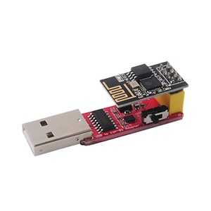 USBからESP8266 ESP-01SプログラマーワイヤレスWiFiトランシーバーESP-01 PROGシリアルアダプターモジュールCH340G、4MBフラッシュ付き - Product Image 1