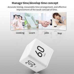 Stilvolle Küche Timer Cube Miracle Multifunktions-Timer 15/20/30/60 Minuten Management Kinder übung Timer