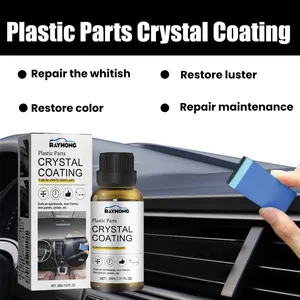 30ml Plastic <strong>Restorer</strong> for Car Easy to Use Plastic Part Refurbishment Crystal Coating Refurbish Agent with Sponge Long Lasting - Product Image 2