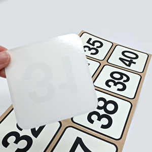 Custom <strong>Sticker</strong> Printing Sheet 3M Glue Waterproof High Quality Number Label Vinyl <strong>Sticker</strong> Synthetic <strong>Stickers</strong> - Product Image 1