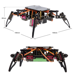 ACEBOTT Bionic Spider Robot Kit Quadruped DIY Maker Bildungs programmierung Codierung ESP8266 Wifi ESP32 für Arduino Uno R3 Robotics