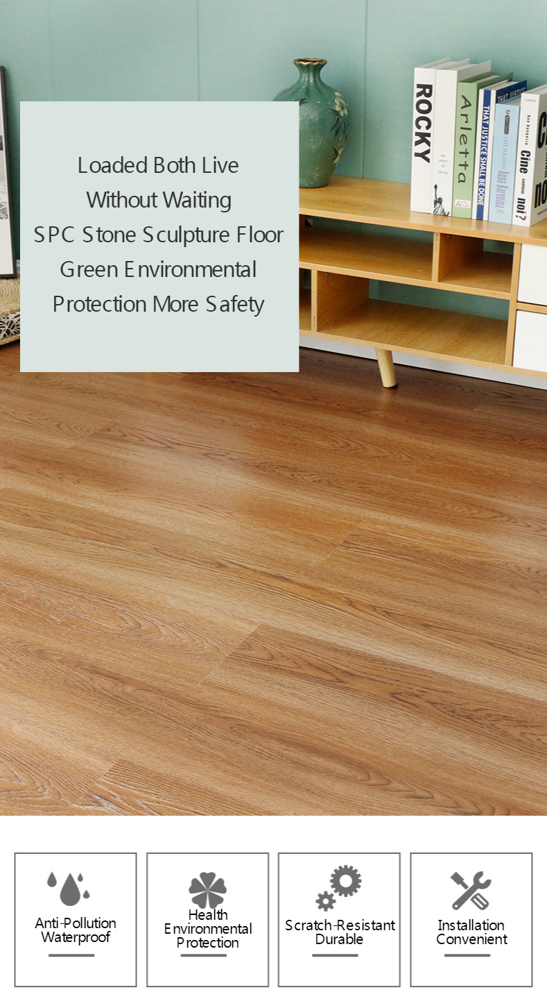 Stone plastic Luxury Vinyl flooring pvc plank spc flooring
