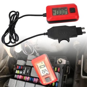 Probador de circuito de coche de 12V, rango de 0,01 ~ 19,99A, fusible de prueba de corriente, herramienta de diagnóstico, Detector de reparación, galvanómetro, accesorios Automotrices - Product Image 1