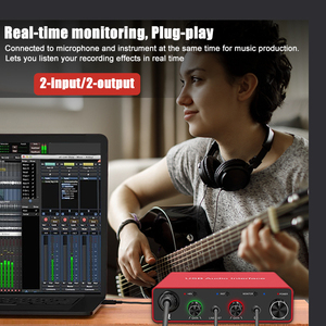 Xlr SSL mezclador interfaz audio estudio USB tarjeta de sonido 192k paquete OEM IOS Daw estudio de grabación USB interfaz de audio - Product Image 5