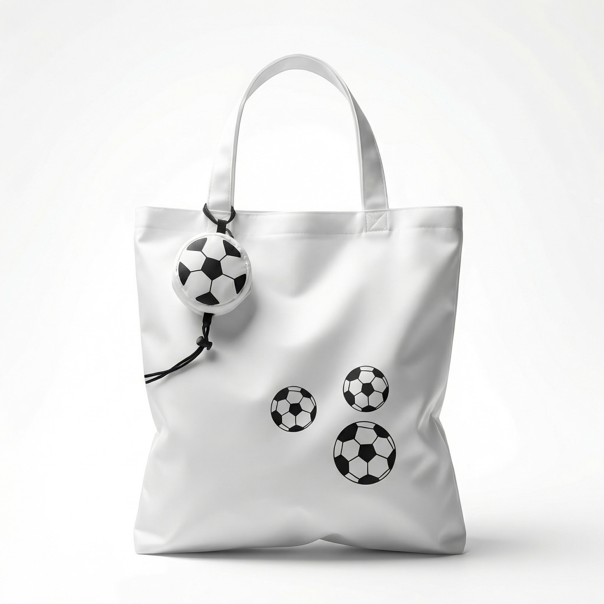 Sac fourre-tout de football personnalisé blanc GRJ4018SF