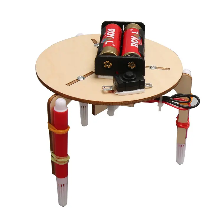 روبوت جرافيتي لطلاب المدارس الابتدائية ألغاز علمية تجربة خشبية ديا مصنوعة يدويًا نموذج مجمع تكنولوجيا صنع البخار