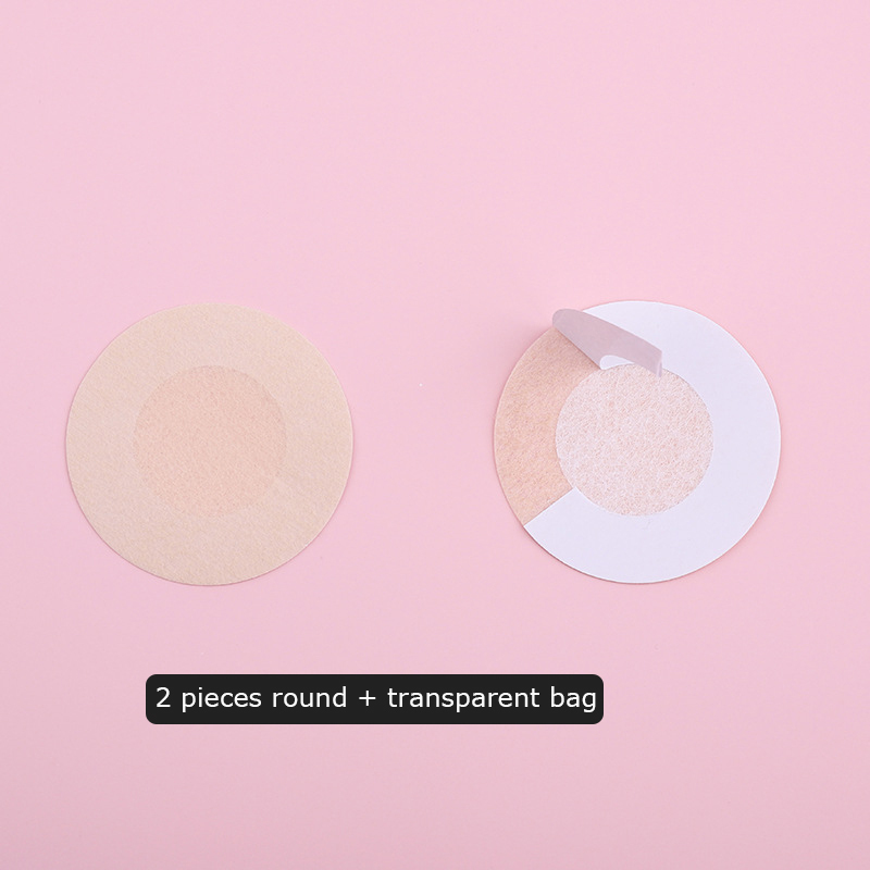 Peau-2 pièces rondes+sac transparent