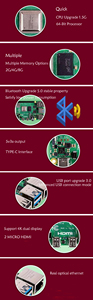 Ahududu Pi 4 Model B 1GB / 2GB / 4GB / 8GB tüm serisi ahududu Pi hesaplama modülü