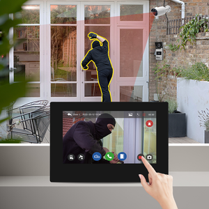 Sistema de timbre de videoportero Compatible con Red Tuya de alta calidad con cámara de color de visión nocturna Desbloqueo de aplicación Tuya para villas