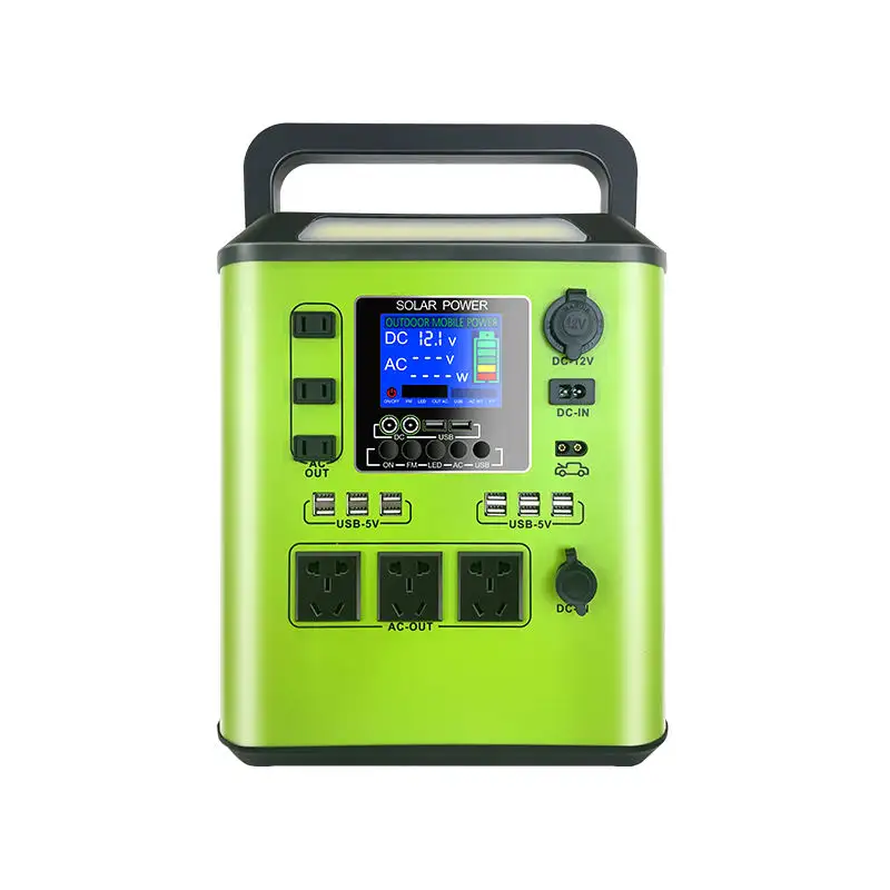 Nuovo Mini generatore di alimentazione portatile da esterno a ricarica rapida multifunzione da 1500 Watt