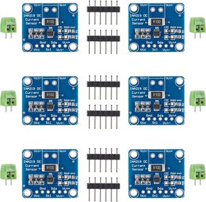 Aismartlink INA219 <strong>I2C</strong> Bi-Directional DC Current Power Supply Sensor Breakout Module Compatible with <strong>Raspberry</strong> <strong>Pi</strong>