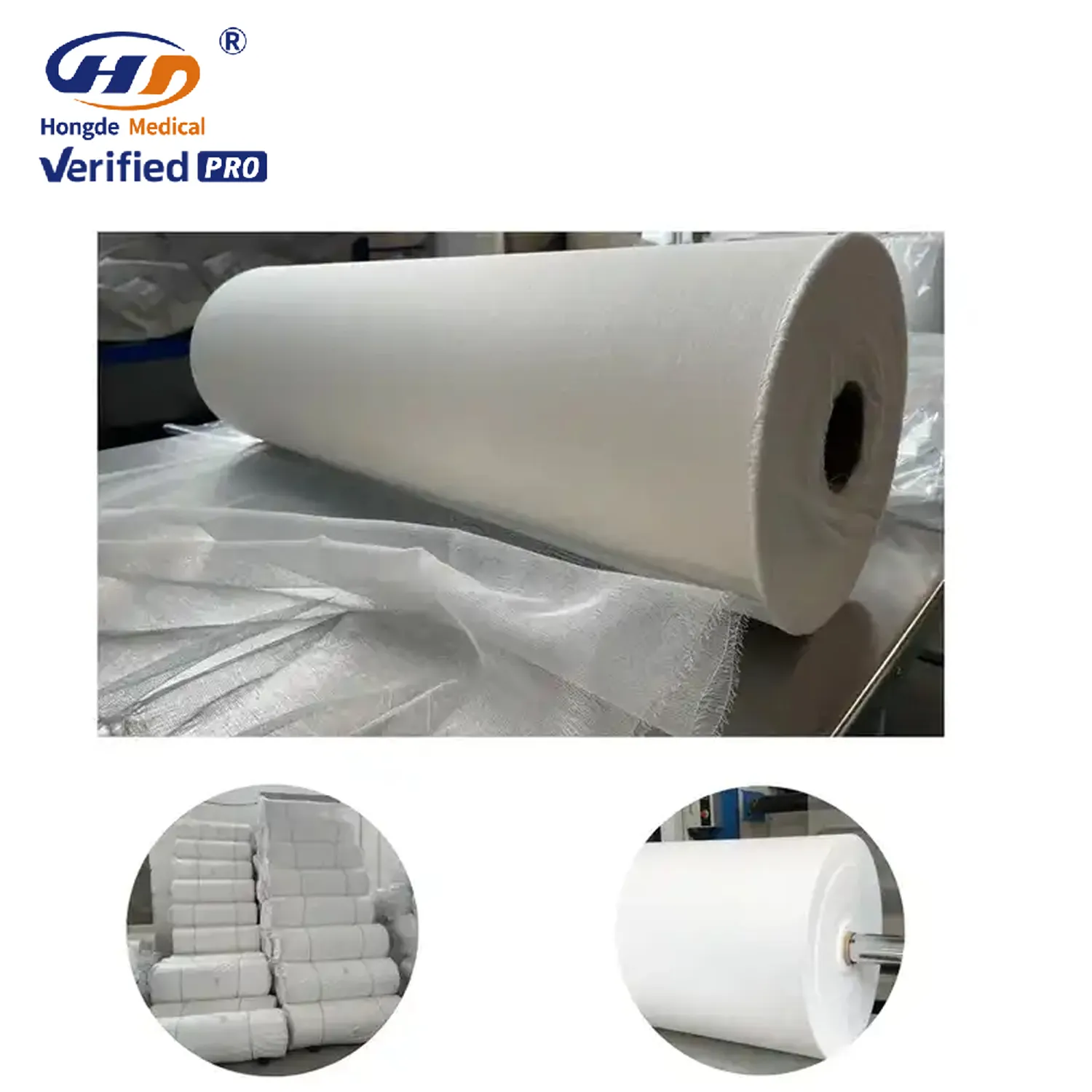 Hecho en China rollos Jumbo de algodón blanco al por mayor rollo de tela de gasa de algodón grande