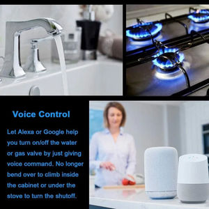 Wifi su vanası evinizi korumak bir düğme kontrolü uyumlu akıllı yaşam alexa goole ev cihazı - Product Image 3