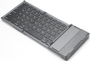 B066T Teclado BT portátil Mini empalme sin costuras Diseño plegable silencioso táctil grande para computadora de juegos Teléfono móvil USB - Product Image 3