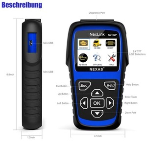 2024新着Nexas Nexlink Nl102p大型トラック診断スキャナーカーコードリーダーDpfオイルリセット良いフィードバック - Product Image 2