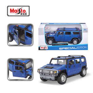 Maisto รถออฟโรด H2,โมเดลรถของเล่นหล่อจากโลหะผสมจำลองอัตราส่วน1:27 - Product Image 3