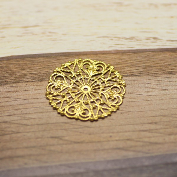 raw brass color