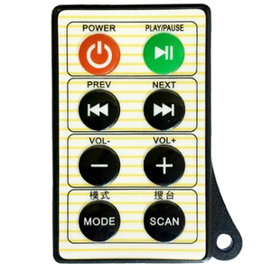 Super Slim 1-8 Tasten Fernbedienung mit Schlüssel bund für LED-LCD-Video geräte TV DV-Kamera Mini-Infrarot-IR-Fernbedienung