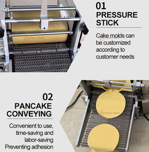 Multifunktions-Tortilla-Chip-Maschine Automatische Tortilla-Maschine Einfache Bedienung Mehl-Tortilla-Maschine - Product Image 3