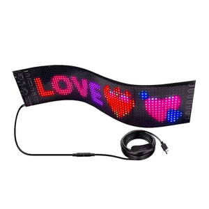 Flexible High Brightness LED <strong>Display</strong> Screen App-<strong>Control</strong> <strong>Moving</strong> <strong>Text</strong> Message Sign Board for Indoor Outdoor Use SDK Function-OEM - Product Image 2