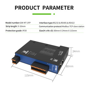 Protocol Gateway Modbus TCP to RS485/RS232/RS422 Free Port Protocol <strong>Converter</strong> Module Data <strong>Converter</strong>