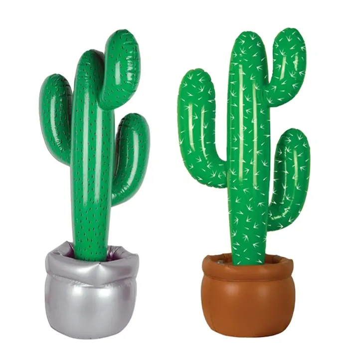 factory customized inflatable cactus decoration plastic cactus yard decoration holiday decoration toys