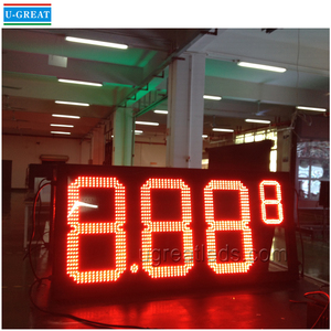 24 Inch Digital Gas Price LED Sign 7 <strong>Segment</strong> Cash Credit Gas Price LED Signage With Remote <strong>Control</strong> - Product Image 3