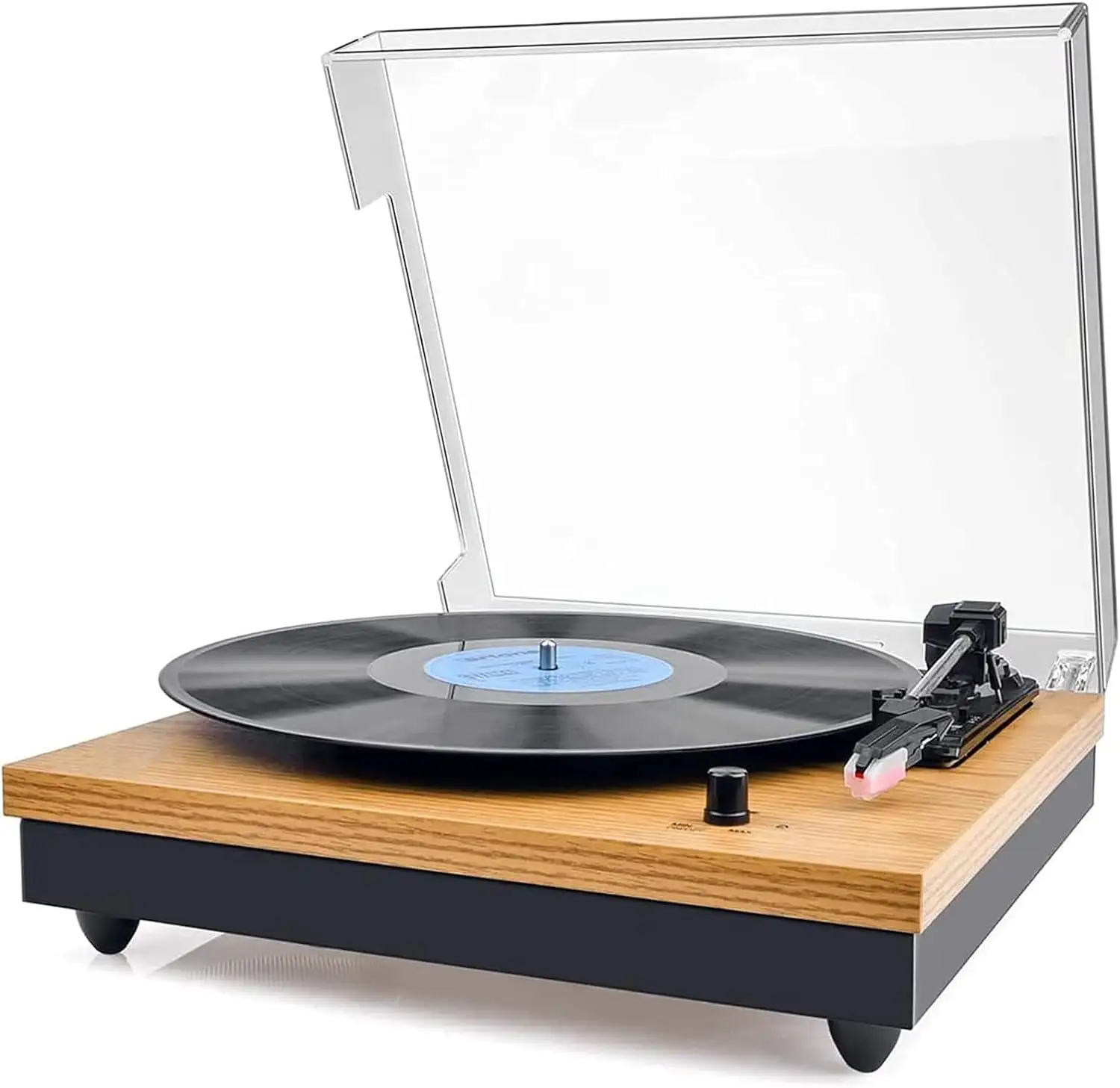 Lettore portatile in vinile Vintage giradischi 3 velocità Bluetooth giradischi con altoparlante