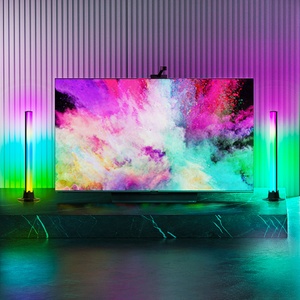 RGBIC ไฟแบ็คไลท์ Led TV,ไฟเชื่อมโยงรับชมภาพยนตร์พร้อมสีพื้นหลังทีวีทำงานร่วมกับกล้องไฟหลังทีวี LED