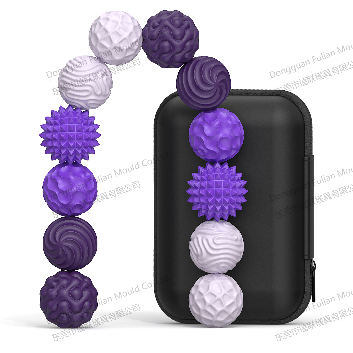 12 ชิ้นต่อกล่อง สีม่วง