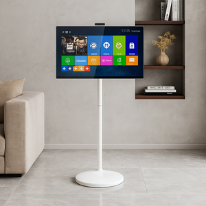 32 אינץ מחשב לוח טלוויזיה חכם מסך מגע חכם אנדרואיד 6 ג 'יגה + 128GB אחסון מסתובב טלוויזיה לעמוד על שימוש פנימי טלוויזיה נייד - Product Image 1