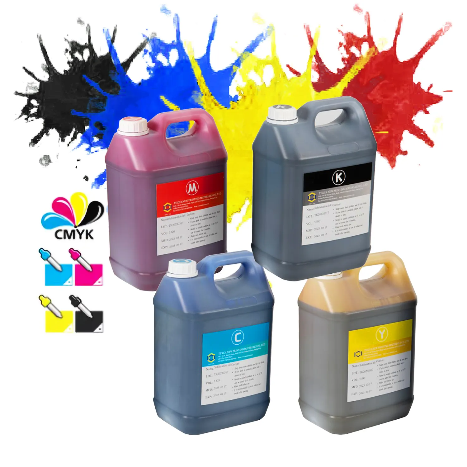 5L 9 colores Transferencia de Calor sublimación poliéster impresora textil impresión Digital para Epson s3200 i3200 2800