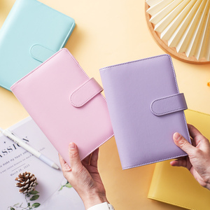 A6 Loose-leaf Notebook Handbook with 6 Rings <strong>Budget</strong> Loose-leaf Binder PVC Cover Cash Envelope Planner Journal <strong>Gifts</strong> - Product Image 2