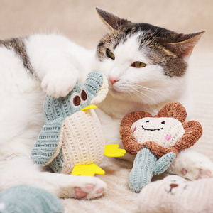 Gato auto jugando hierba gatera relleno resistente a mordeduras ratón de peluche gatito juguete dientes moler alivio del aburrimiento suministros interactivos para mascotas - Product Image 2