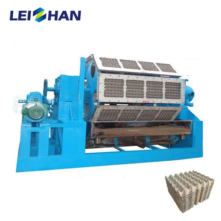 Ligne de production de cartons pour plateau d'oeufs Machine de fabrication de cellules d'oeufs de recyclage de papier usagé