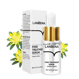 Lanbena Pore <span class=keywords><strong>Solution</strong></span> Serum Pore Rrefination Skin Rejuvenation Shrinking Pores Face Essence for All Skin Type