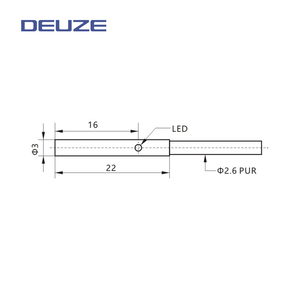 ICA 3.0 VB01N1 Hoch leistungs-und Niedrigpreis-Spülung 10 ~ 30V DC-beständiger 3-Draht-DC-zylindrischer induktiver Näherung sensor - Product Image 5