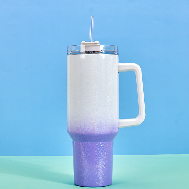 Rainbow paint gradation white to purple