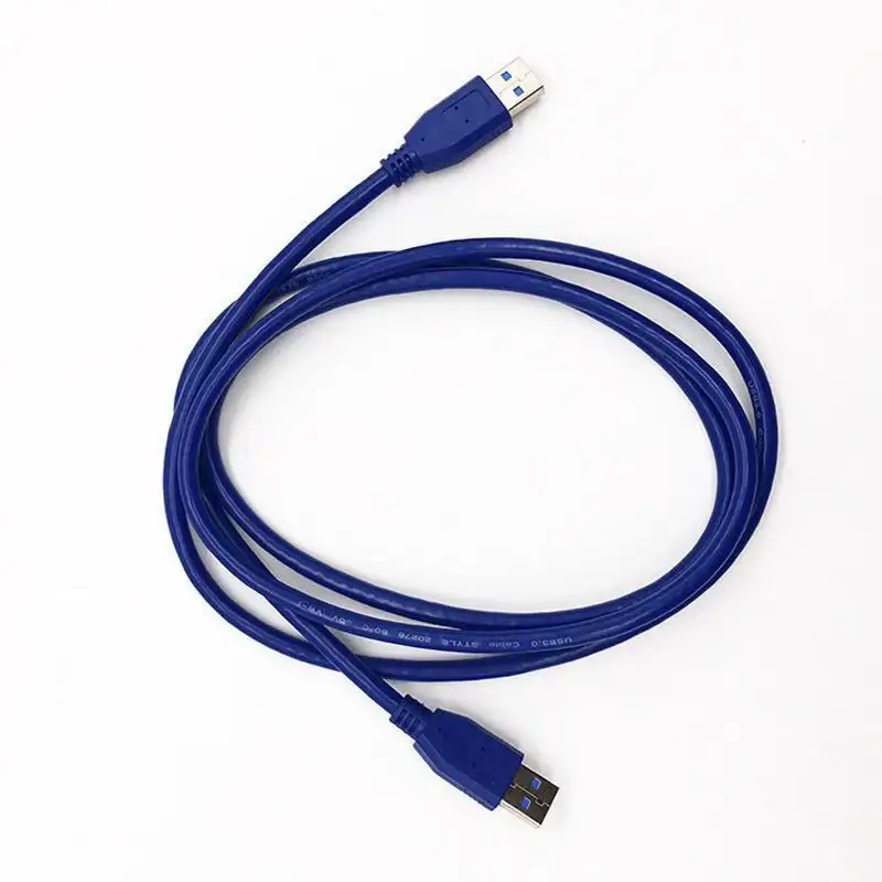 Cabo de extensão 24awg usb 1.5 torcido, venda quente de cabo de extensão 24awg 1m/3.0 m/3m/5m, par um tipo macho para macho cabo usb3.0