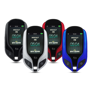 RoadNavi MaseratiスタイルPKEキーレスエントリーシステムベンツ/BMW/アウディ/VW/ポルシェ用スマートLCDキースクリーン、電話アプリコントロール付き - Product Image 1